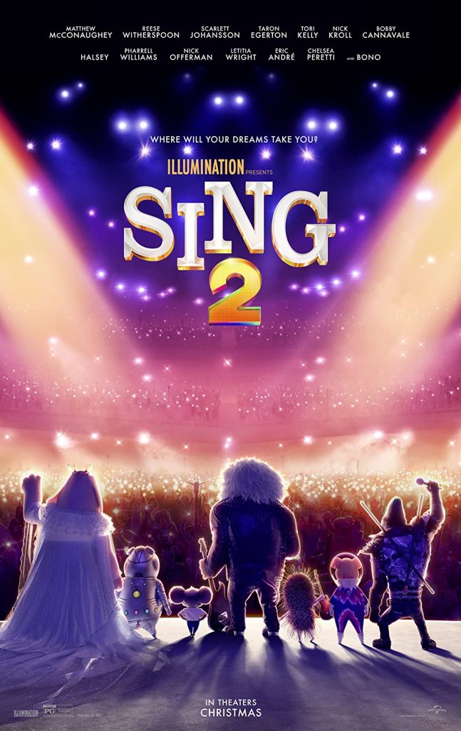 Filmas „Dainuok 2“ / „Sing 2“ (2021)