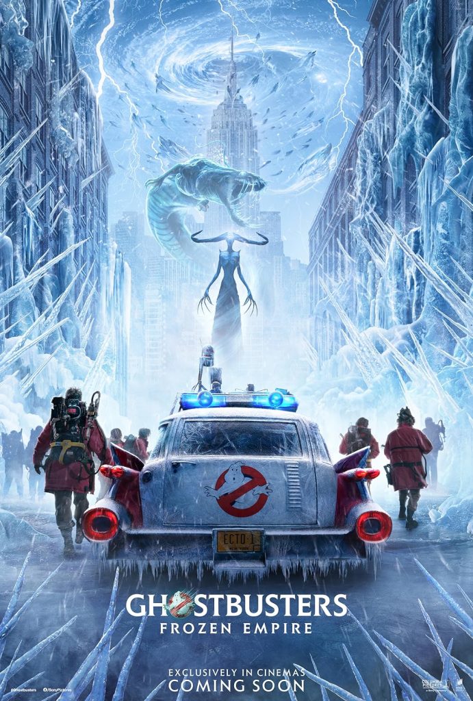 Filmas „Vaiduoklių medžiotojai: sustingę iš baimės“ / „Ghostbusters: Frozen Empire“ (2024)
