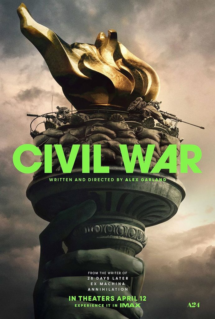 Filmas „Pilietinis karas“ / „Civil War“ (2024)