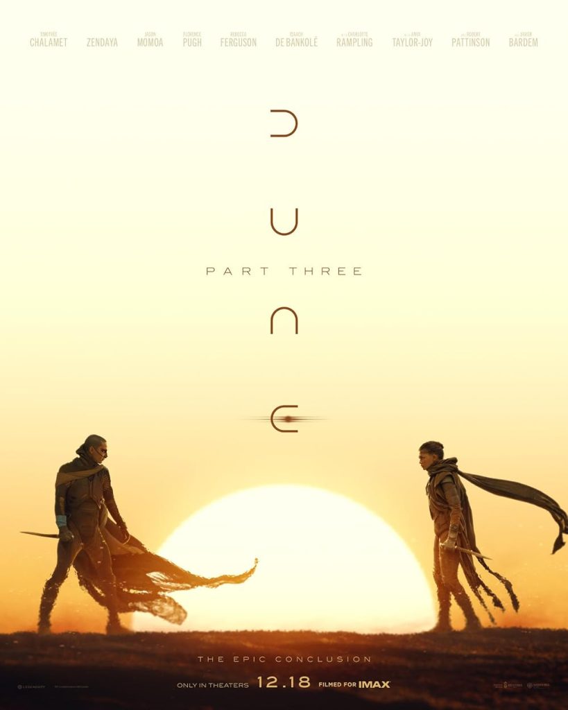 Filmas „Kopa: Trečia dalis“ / „Dune: Part Three“ (2026)